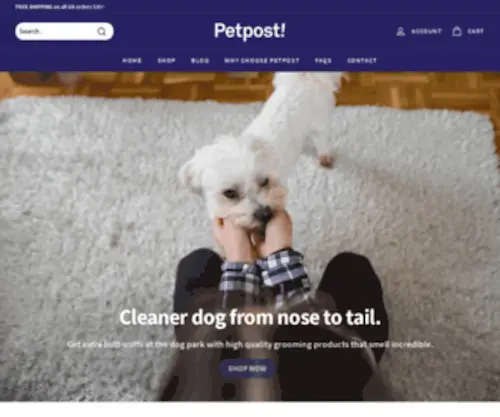 Petpost.us(Natural Pet Products) Screenshot