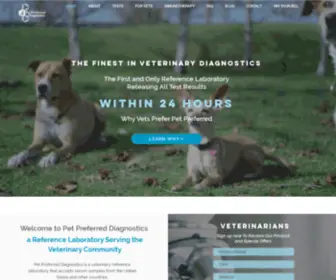 Petpreferreddx.com(Pet Preferred Diagnostics) Screenshot