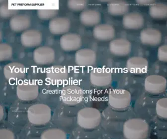 Petpreformsupplier.com(PET Preforms and Closures Supplier) Screenshot
