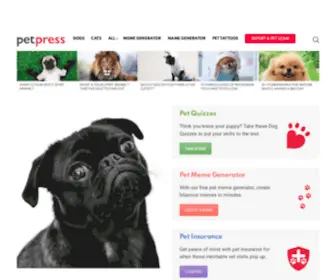 Petpress.net(All about pets) Screenshot