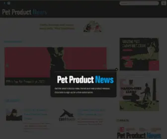 Petproductnews.com(Pet Product News) Screenshot
