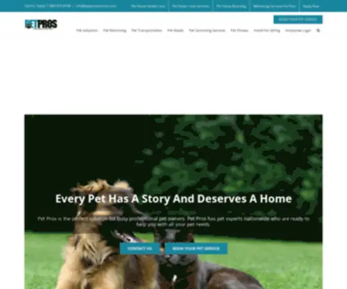 Petprosservices.com(Pet Services) Screenshot