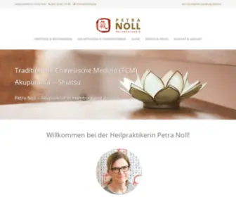 Petra-Noll.de(Heilpraktiker Akupunktur Praxis Petra Noll Hamburg) Screenshot