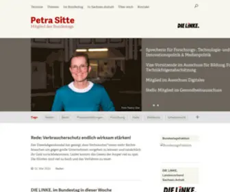 Petra-Sitte.de(Petra Sitte) Screenshot