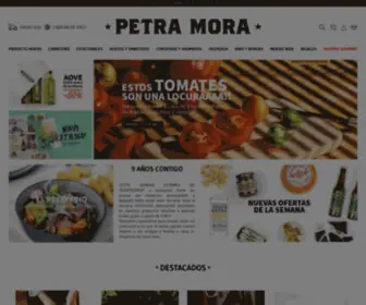 Petramora.com(Tienda gourmet online) Screenshot