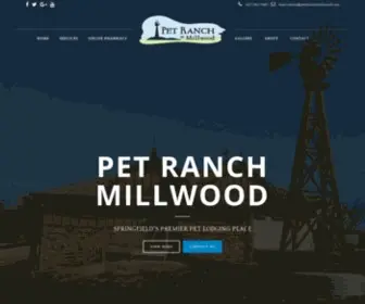 Petranchatmillwood.com(Pet Ranch at Millwood) Screenshot