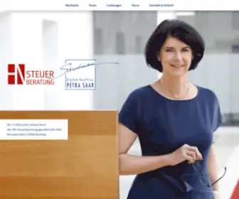 Petrasaar.de(Steuerkanzlei Petra Saar) Screenshot