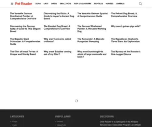 Petreader.net(Pet Reader) Screenshot