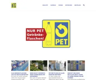 Petrecycling.ch(Pet Recycling) Screenshot