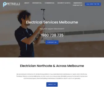 Petrellielectrical.com.au(A grade Electrician Northcote. Petrelli Electrical Services) Screenshot