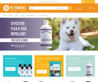 Petremedies.co.uk(Pet medicines and supplememts) Screenshot