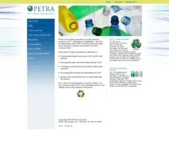 Petresin.org(Pet Resin Association) Screenshot