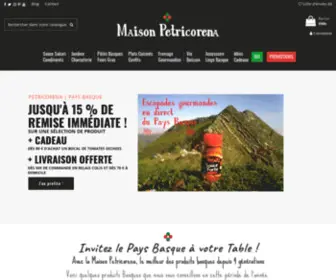 Petricorena.com(Produits Basques) Screenshot