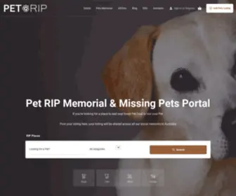 Petrip.com.au(Pet RIP) Screenshot