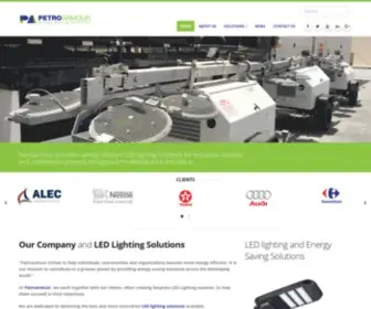Petroarmour.com(LED Lighting and Energy Saving Solutions) Screenshot