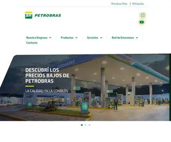 Petrobrasdistribucion.com.py(Petrobras Paraguay) Screenshot