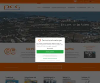 Petrocarbochem.com(PCC SE) Screenshot