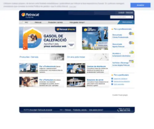 Petrocat.com(Gasoil a domicili) Screenshot