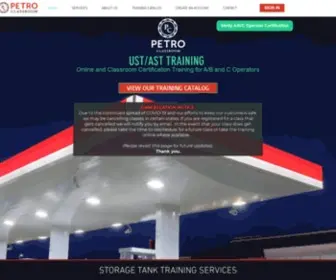 Petroclassroom.com(UST Operator Training) Screenshot