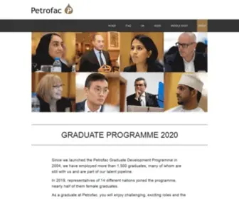 Petrofac-Graduates.com(Petrofac Graduates) Screenshot