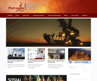 Petrogas.co.id(PT Petrogas Jatim Utama) Screenshot