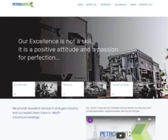 Petrogistix.com(Petrogistix Petroleum & Energy Logistics and Services Co) Screenshot