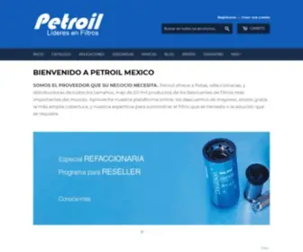 Petroil.mx(Petroil Lideres en Filtros) Screenshot