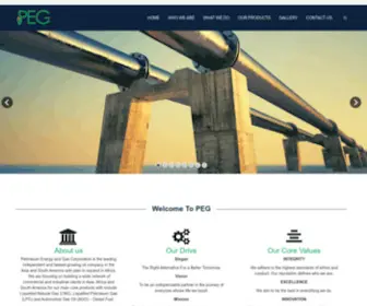 Petroleumenergygas.com(Petroleum Energy & Gas Corporation) Screenshot