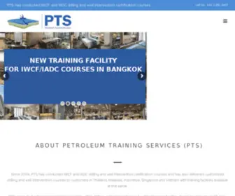 Petroleumtraining.org(PETROLEUM TRAINING SERVICES (PTS)) Screenshot