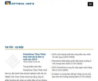 Petrolimex.com.vn(Cổng thông tin chính thức của Petrolimex) Screenshot
