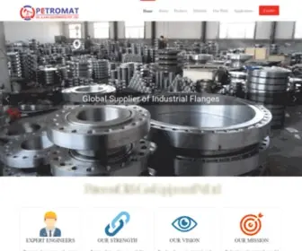 Petromatco.com(Petromat Oil & Gas Equipment Pvt. Ltd) Screenshot