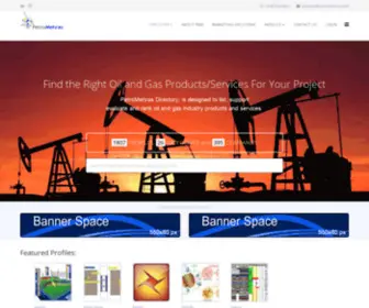 Petromehras.com(Oil and Gas Directory) Screenshot