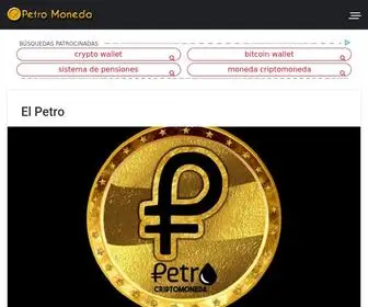 Petromoneda.net(El Petro (PTR)) Screenshot