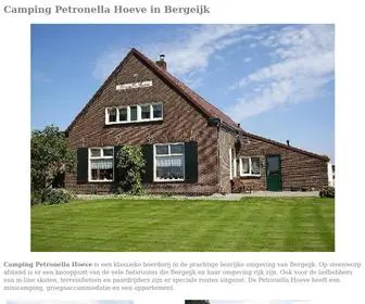 Petronella-Hoeve.nl(Petronella Hoeve) Screenshot