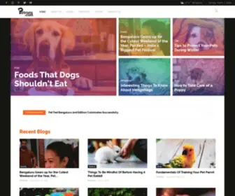 Petrons.com(Pet Care Blog) Screenshot