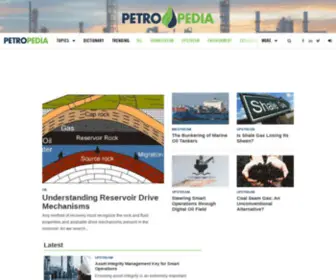 Petropedia.com(Petropedia) Screenshot