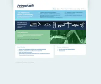 Petrophase.com(The Petroleum Fluids Consultancy) Screenshot