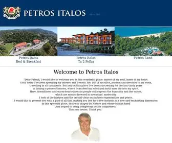 Petros-Italos.gr(Bed and beakfast Petros Italos) Screenshot