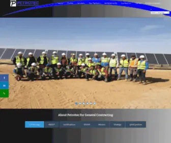Petrotec-ENG.com(Petrotec Engineering&construction) Screenshot