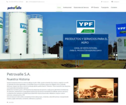 Petrovalle.com.ar(Petrovalle S.A) Screenshot