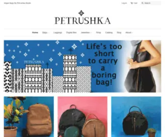 Petrushkastudio.com(Bags & Jewelries by Petrushka studio) Screenshot