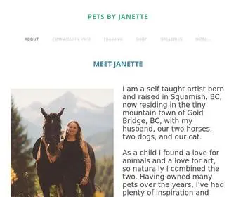 Pets-BY-Janette.com(Pets by Janette) Screenshot