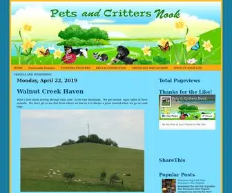 Pets-Critters-AND-More.com(Pets & Critters Nook) Screenshot