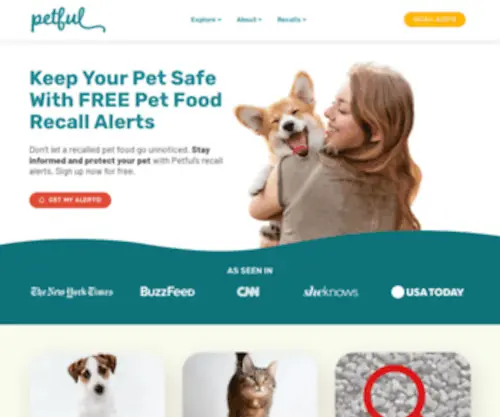 Petsadviser.com(Helping Pets Live Happier Lives) Screenshot