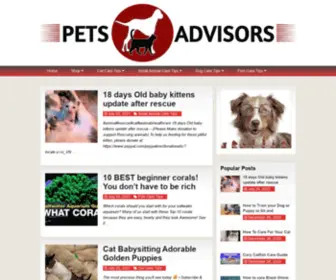 Petsadvisors.com(PetsAdvisors) Screenshot