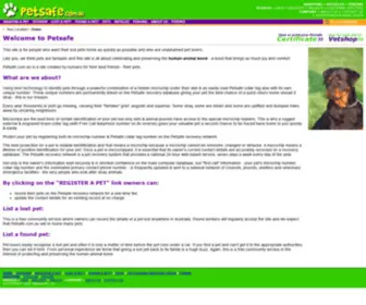 Petsafe.com.au(Petsafe) Screenshot