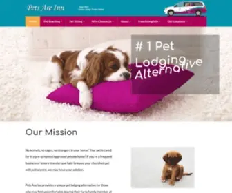 Petsareinn.com(#1 Pet Lodging Alternative) Screenshot