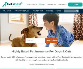 Petsbest.com(Pets Best Pet Insurance) Screenshot