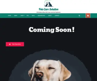 Petscaresolution.com(Pets Care Solution) Screenshot