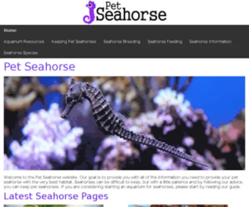 Petseahorse.com(Petseahorse) Screenshot